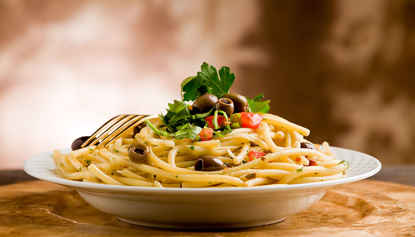fresh pasta in Paleokastritsa